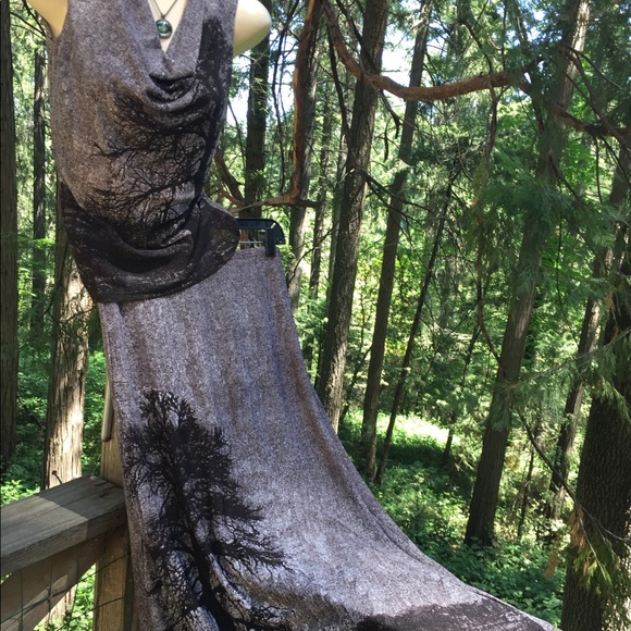 Zokai ‘ tree’ shades of brown as cream  printed  coordinated skirt set, HP 25x3 - Picture 9 of 16